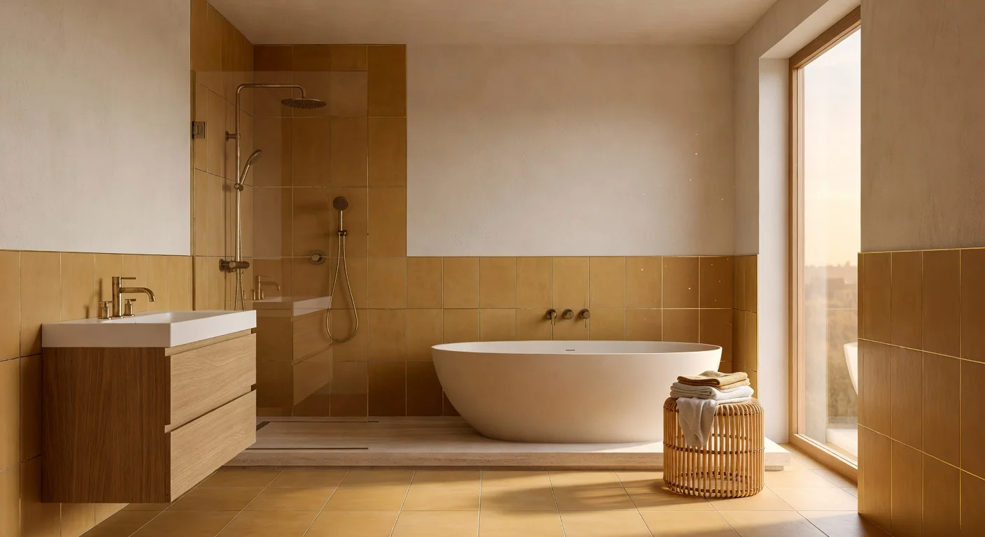 Badkamer Trends 2026 in Nederland: Wellness, Natuurlijke Materialen en Smart Bathroom