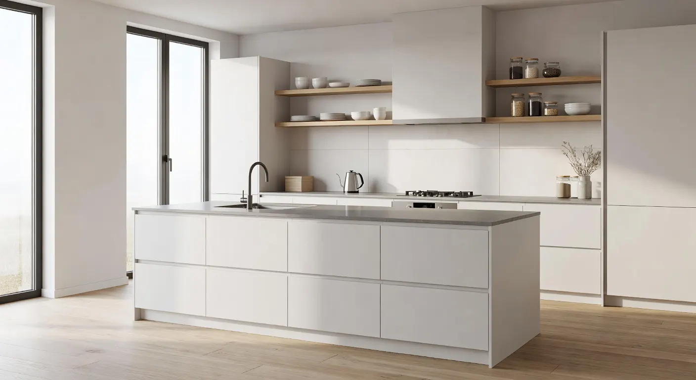 Werking en installatie van moderne keuken en badkamer