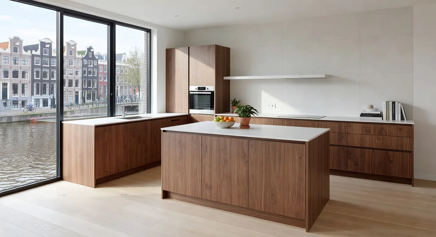 Illustratie van keuken en badkamer installatie en werking