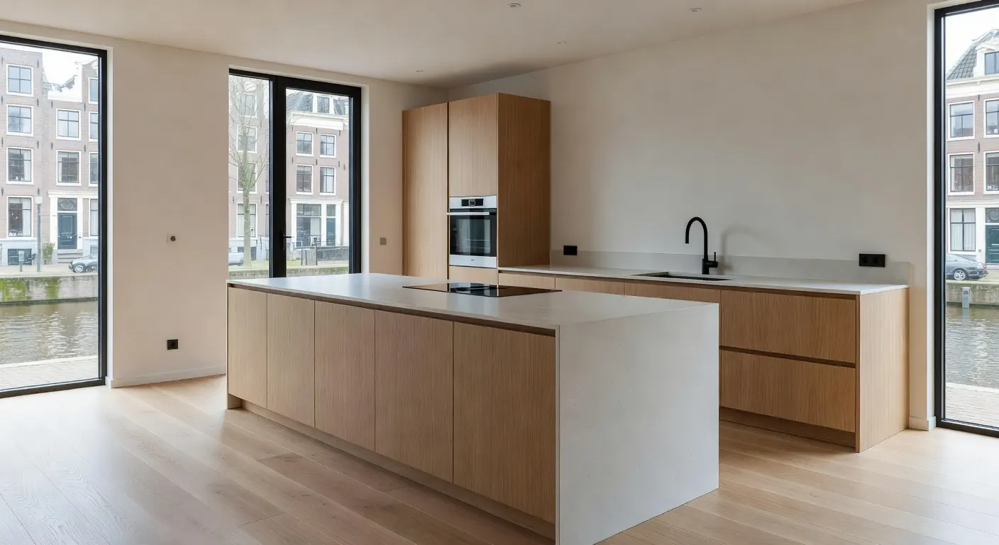 Werking en installatie van moderne keuken en badkamer