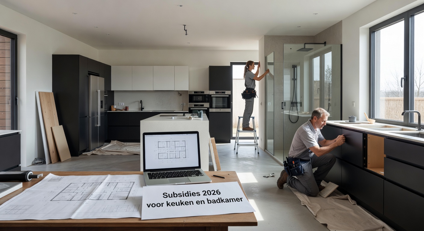 Subsidies 2026 voor keuken en badkamer